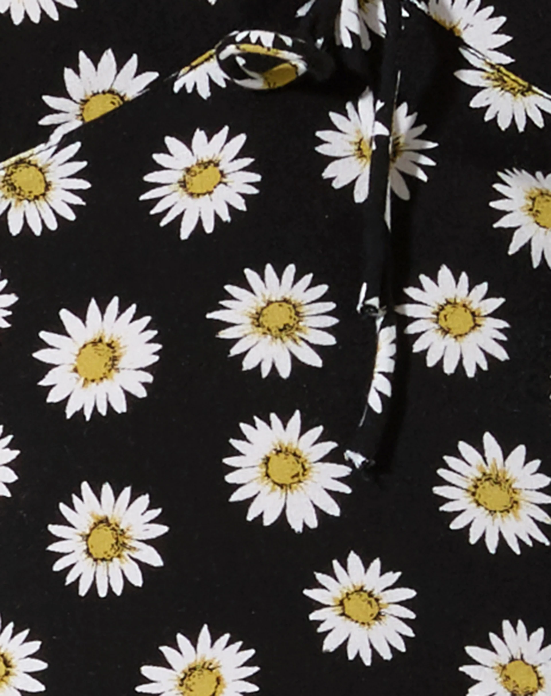 Harika Cropped Top in Grunge Daisy Black - Image 5
