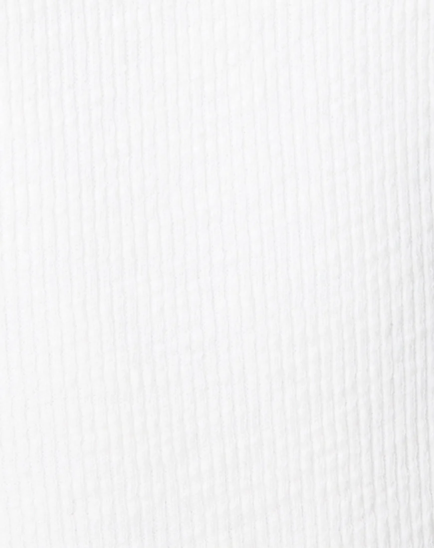 Hata Bodice in Rib Ivory - Image 5