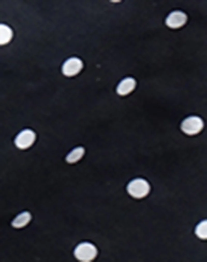 Headband in Polka Black - Image 4