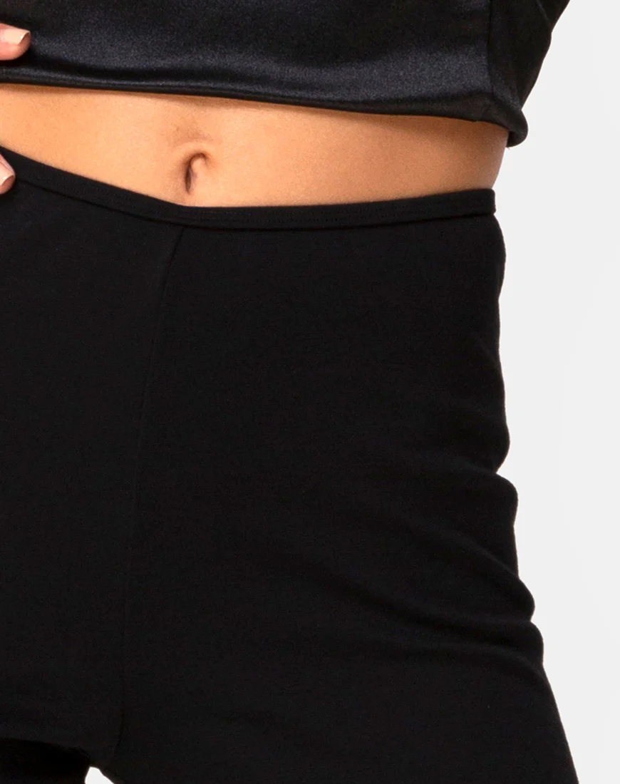 Hearty Flare Trouser in Black Spandex - Image 6