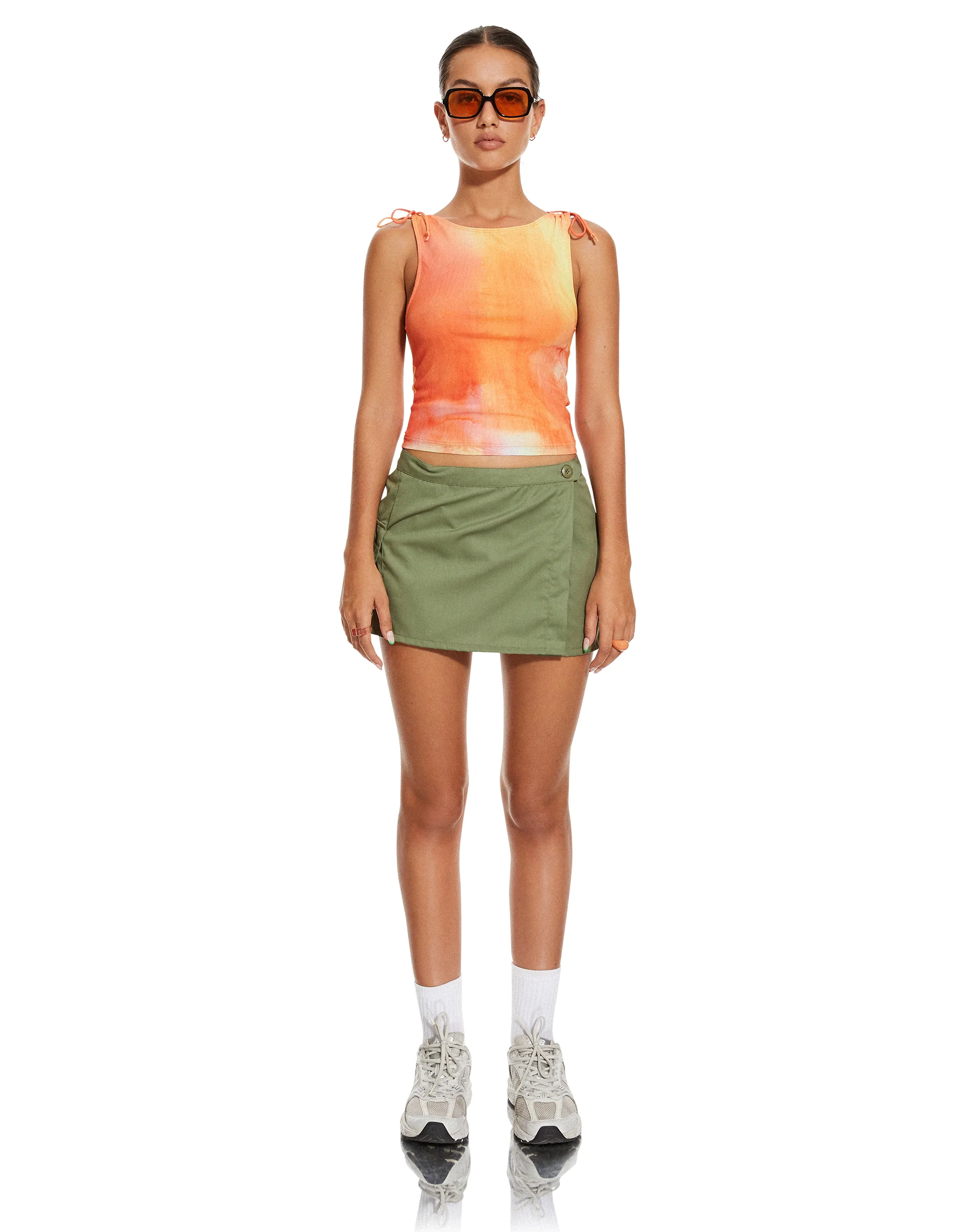MOTEL X BARBARA Heema Top in Fruit Crush Watercolour - Image 4