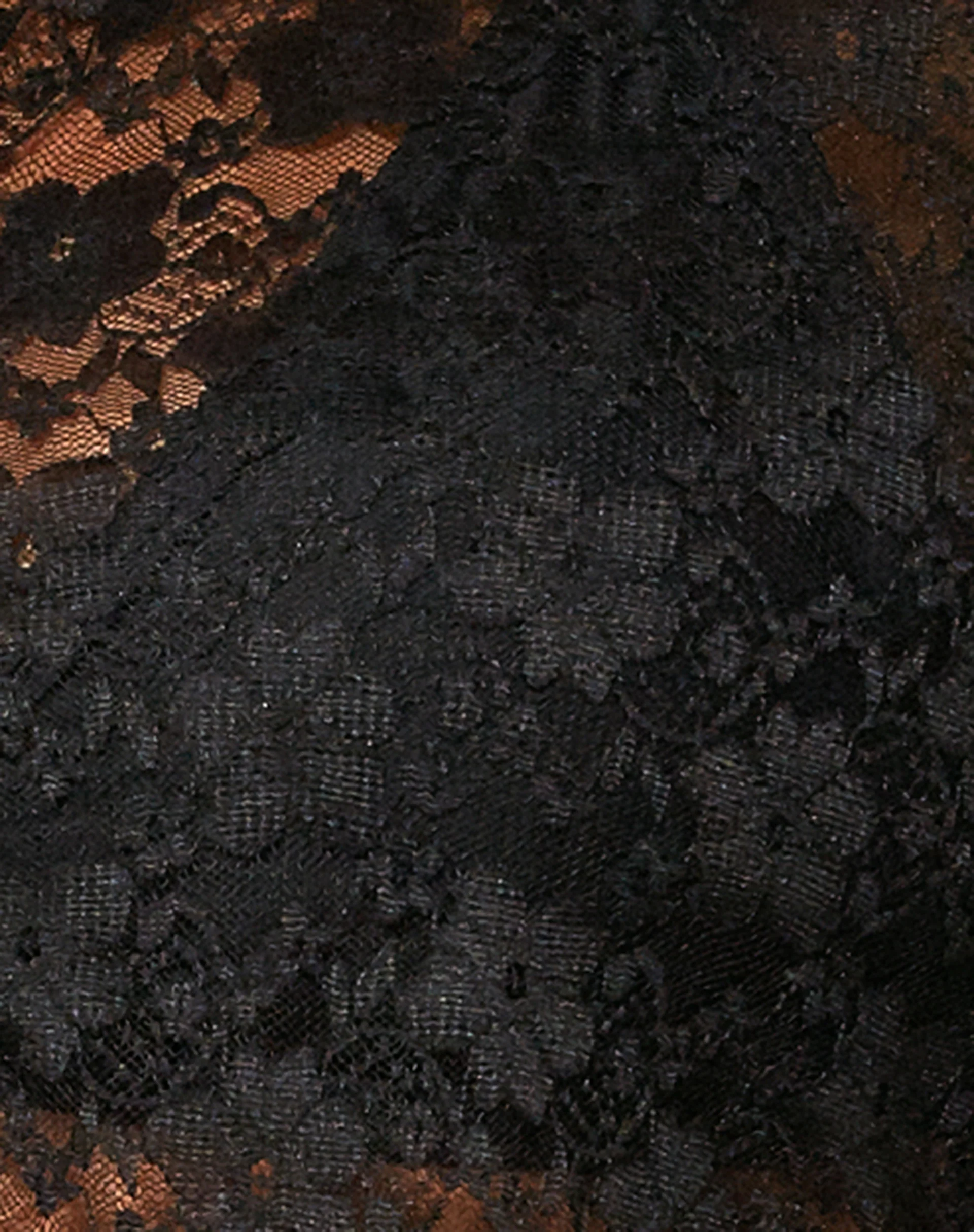 Henlo Cardi in Black Lace Small Flower Black - Image 5