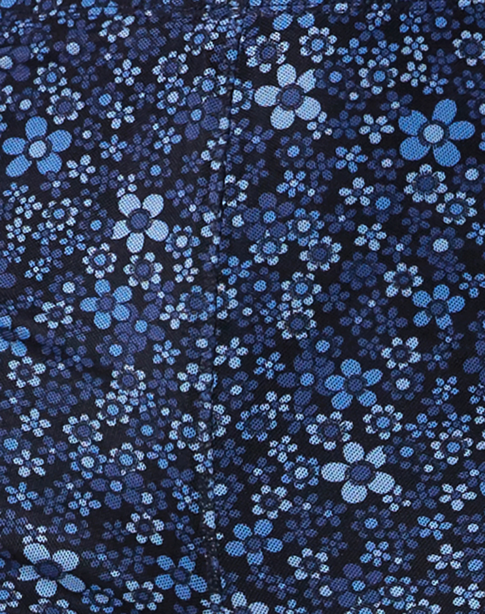 Herly Flare Trouser in Flower Garden Blue - Image 5