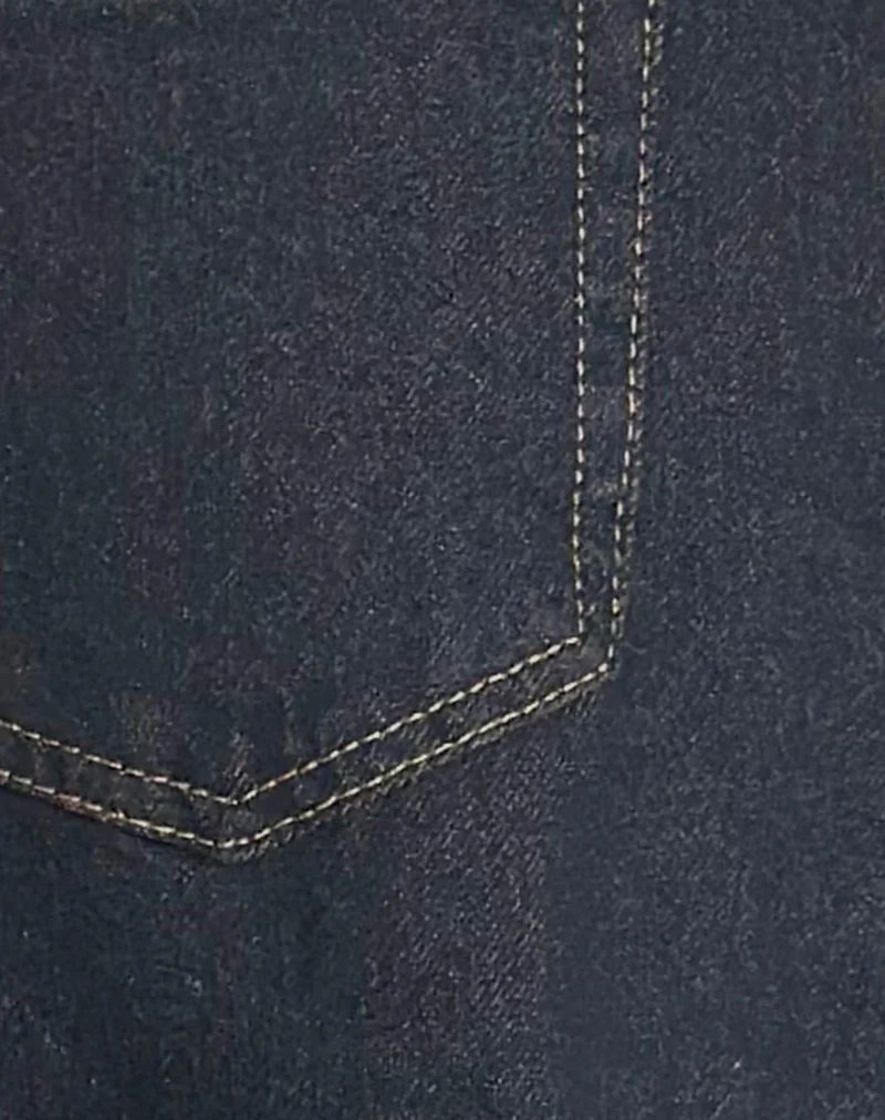 High Rise Barrel Jean in Indigo - Image 7