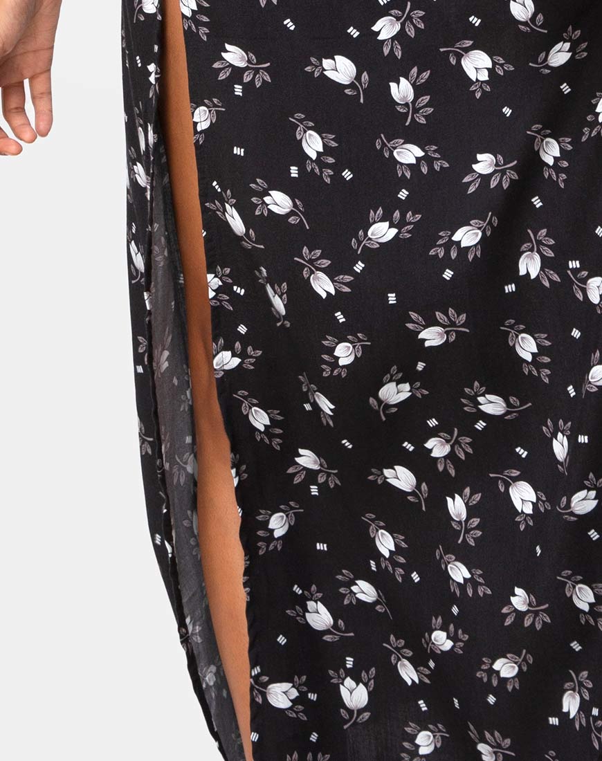 Hime Maxi Dress in Dark Tulip - Image 5