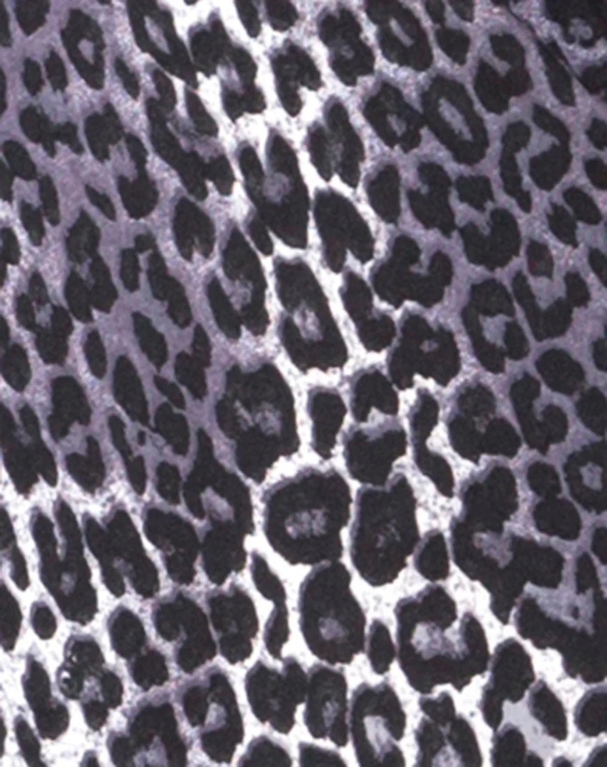 Hime Maxi Dress in Rar Leopard Grey - Image 8