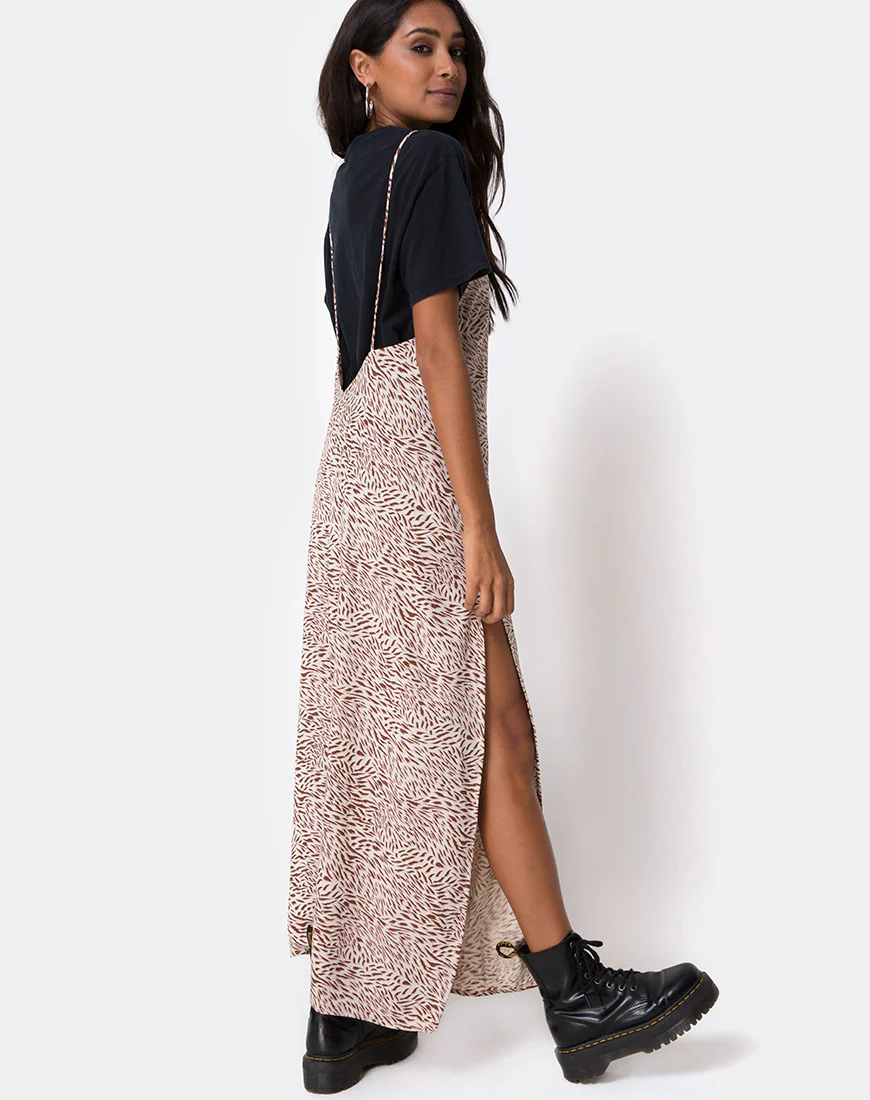 Hime Maxi Dress in Safari Taupe - Image 5