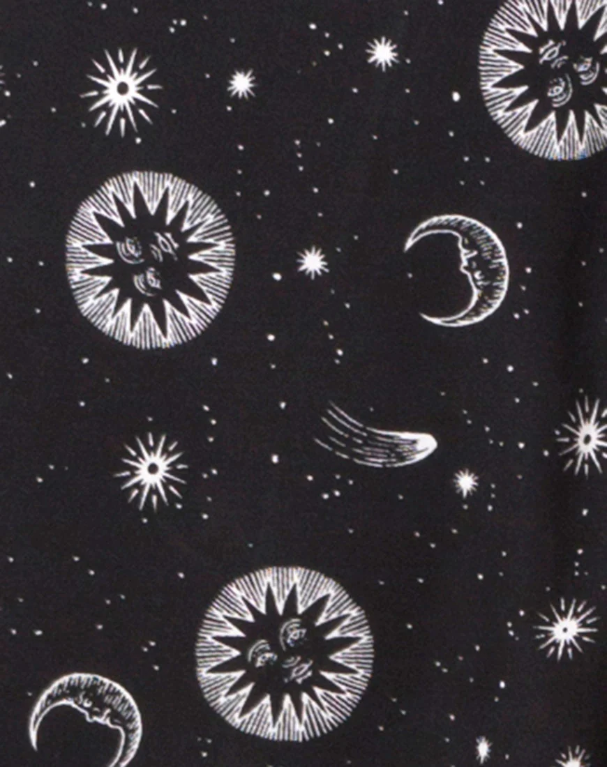 Hime Maxi Dress in Small Celestial Black  X Princess Polly - Image 7