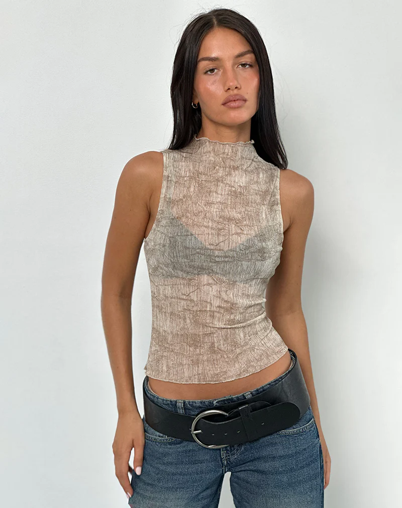 Hiraya Top in Light Brown - Image 5