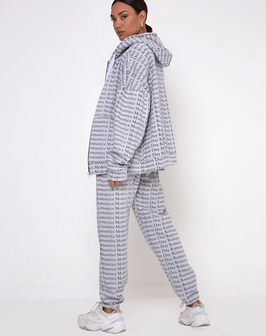 Hollack Hoody in Modern Day Romantics Grey - Image 5