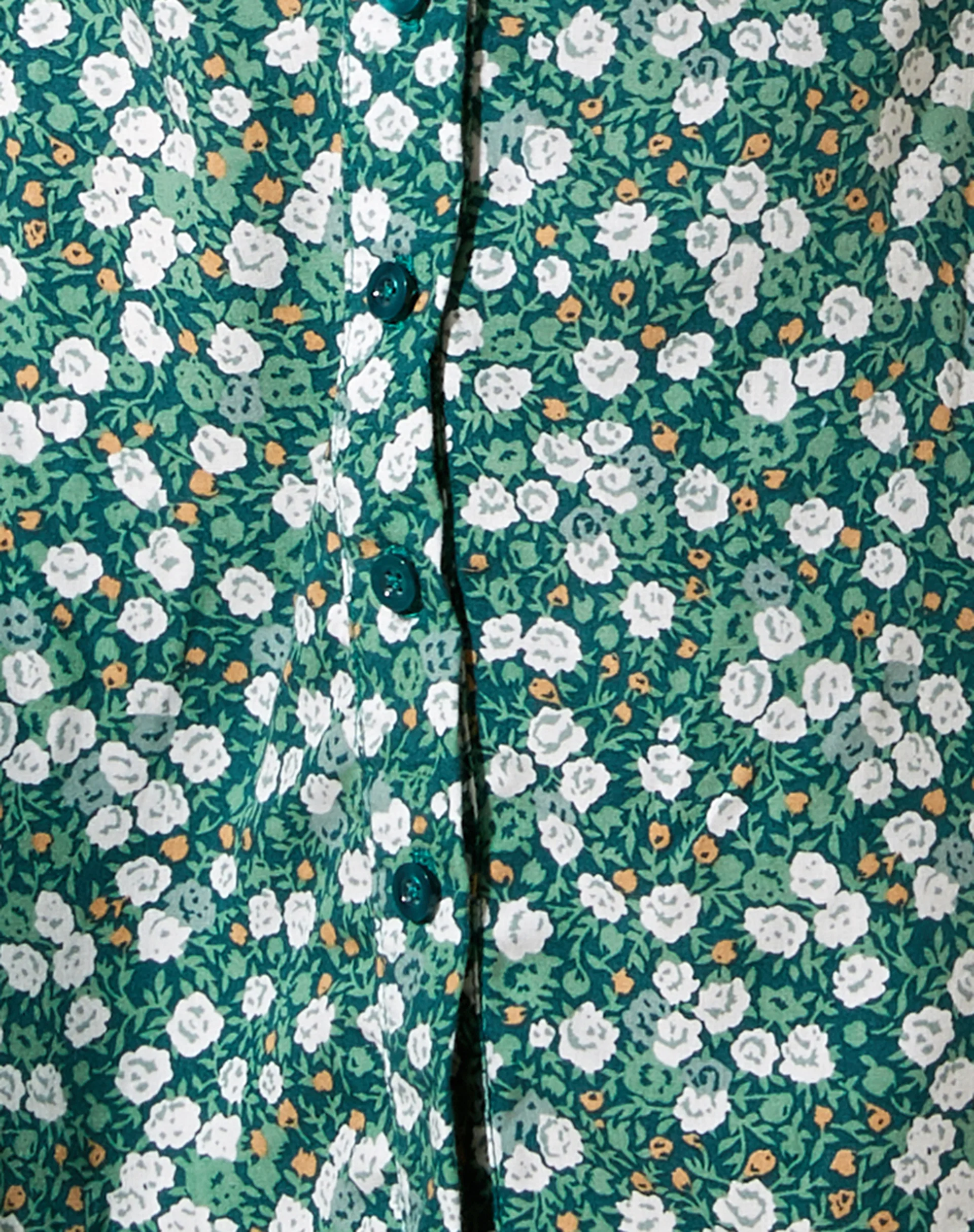 Holma Mini Dress in Floral Field Green - Image 6
