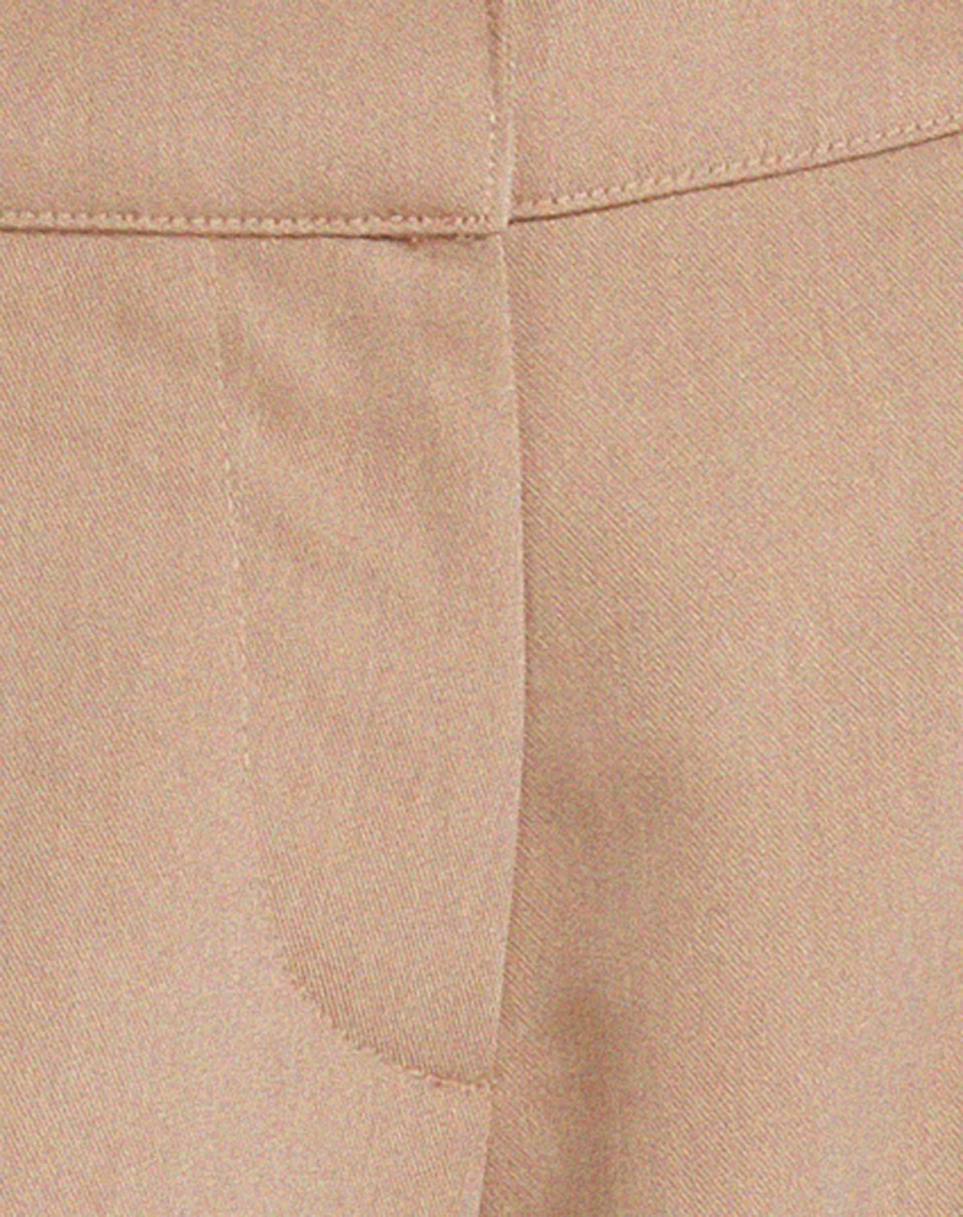 Hondra Wide Leg Trouser in Beige - Image 5