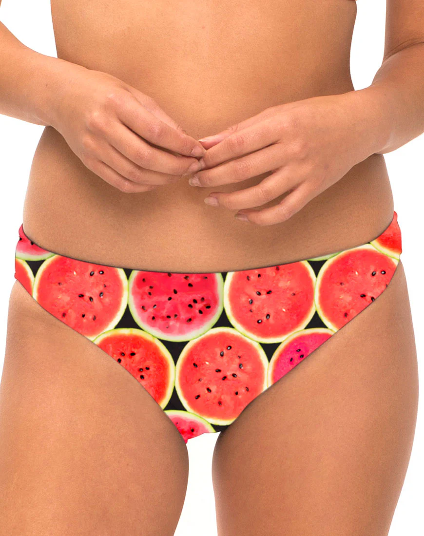 Honey Bikini Bottom in Watermelon - Image 2