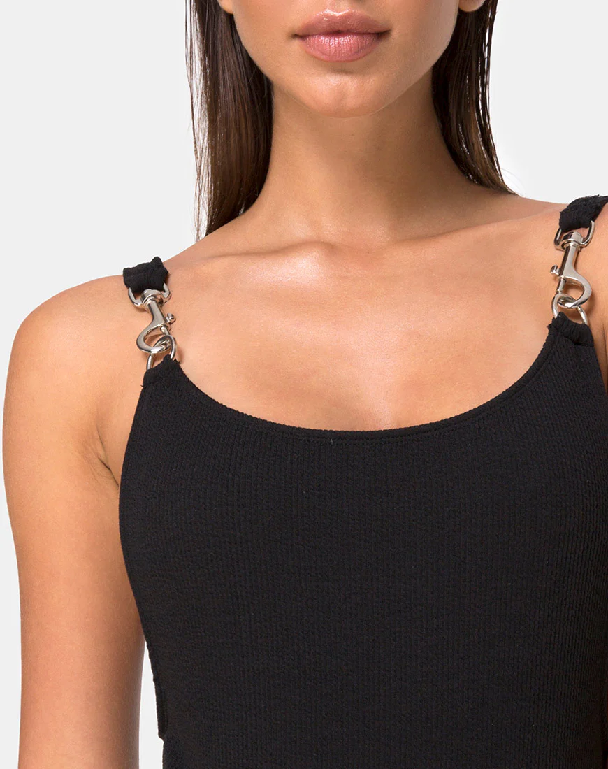 Hooked Swimsuit in Black - Image 5