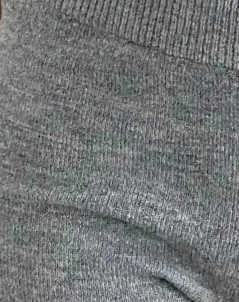 Husan Hot Pants in Knit Grey - Image 6