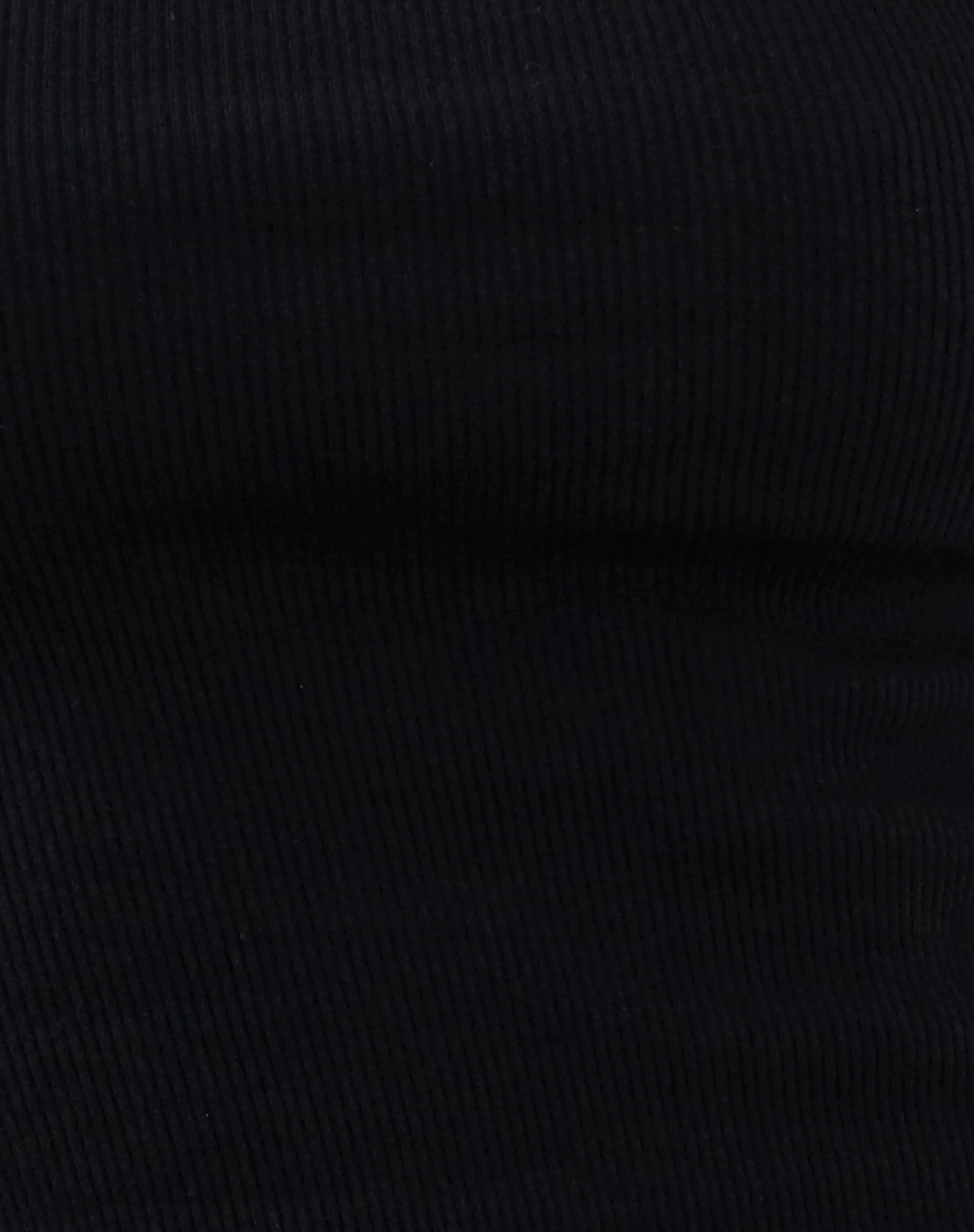 Icah Ribbed Vest Top in Black with Red Binding - Image 5