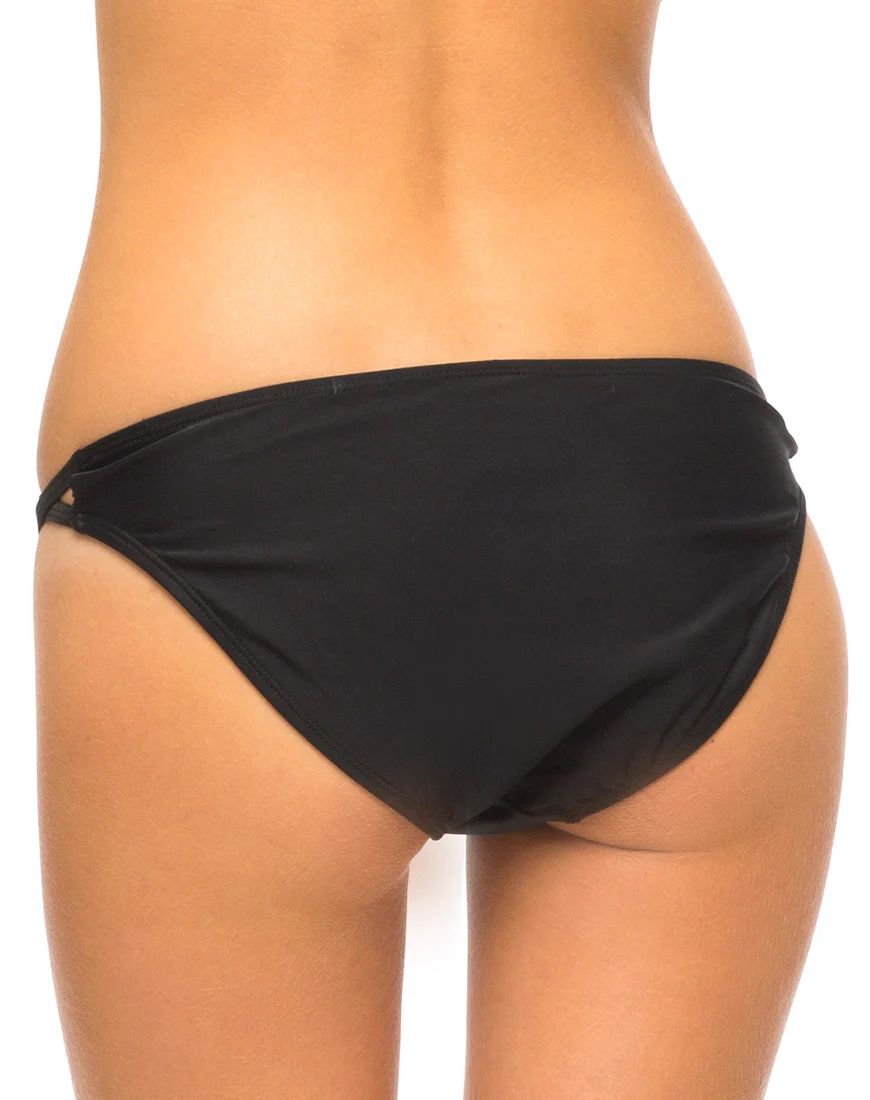 Ice Cut Out Bikini Bottom in Black - Image 2