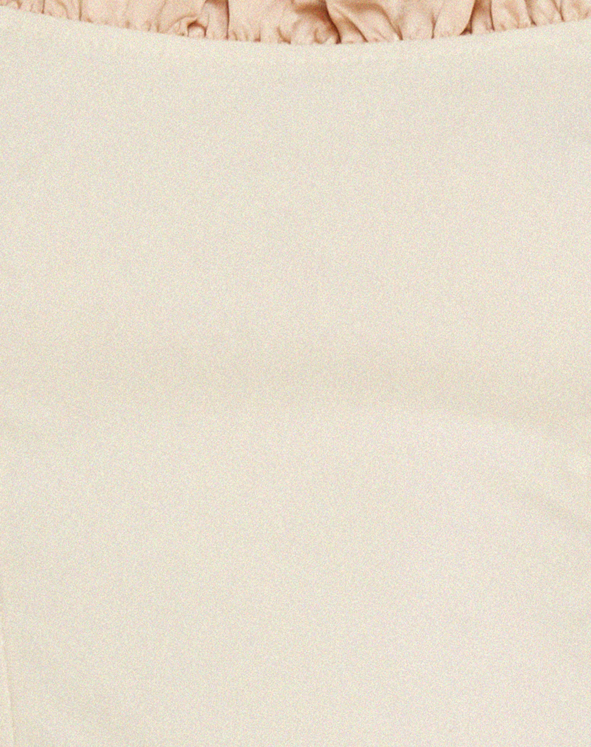 Idalia Corset Top in Cream with Satin Ruffle - Image 6