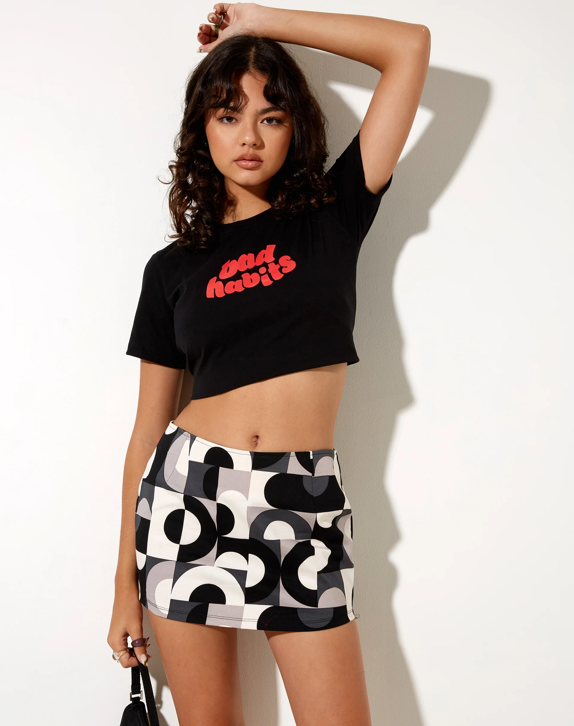 Ima Mini Skirt in Retro Optic Spot - Image 5