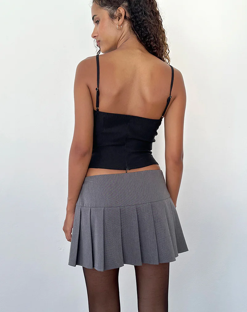Indus Cami Top in Rosette Black - Image 5