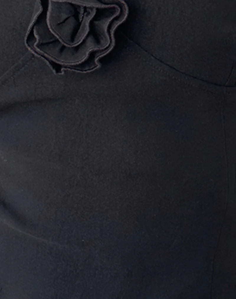 Indus Cami Top in Rosette Black - Image 6