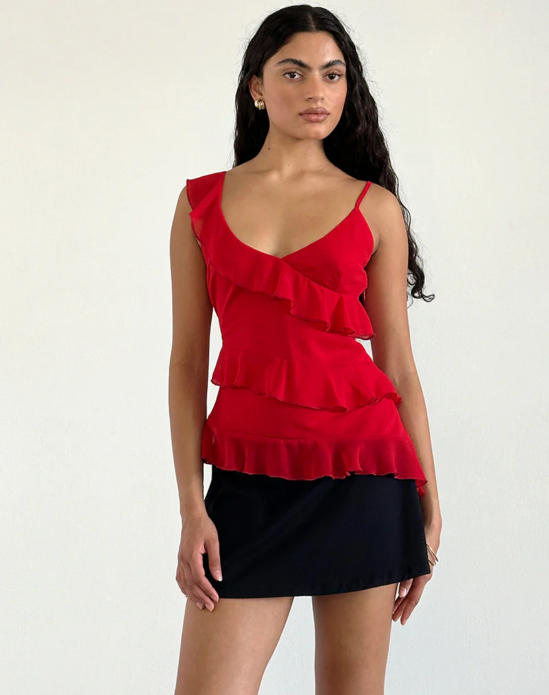 Irani Top in Red - Image 5