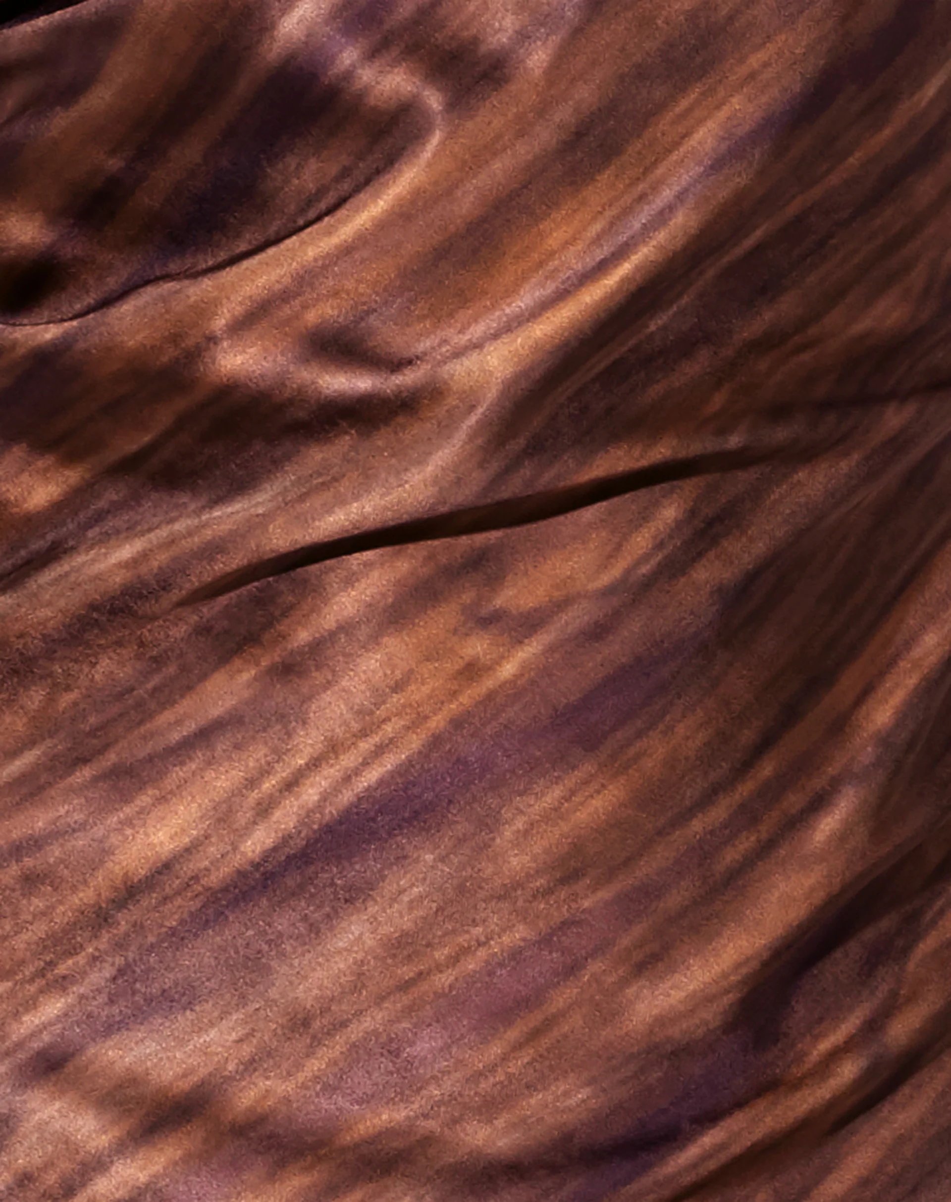 Iza Mini Dress in Satin Marble Cocoa - Image 5