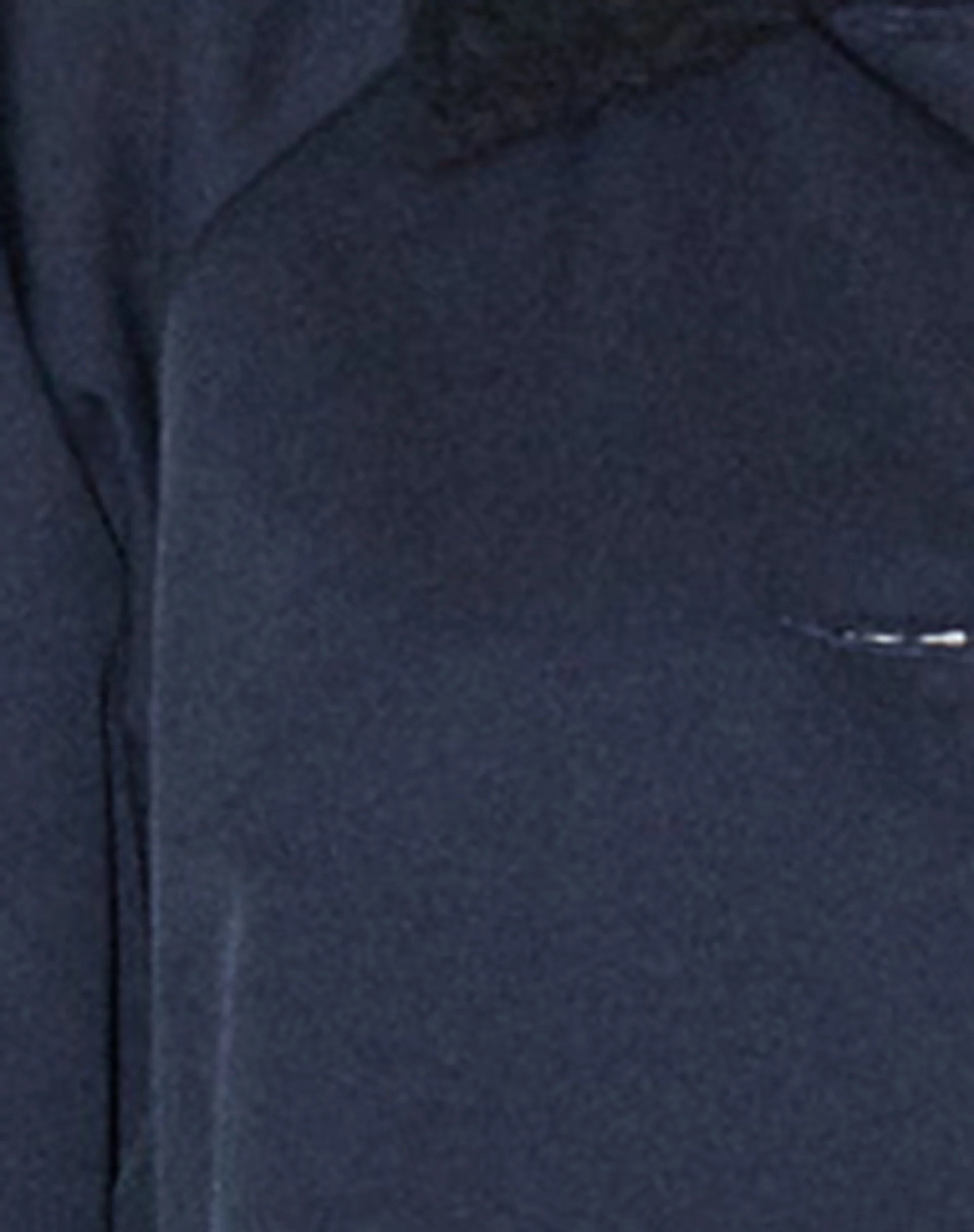 Izora Short Trench Coat in Navy - Image 6