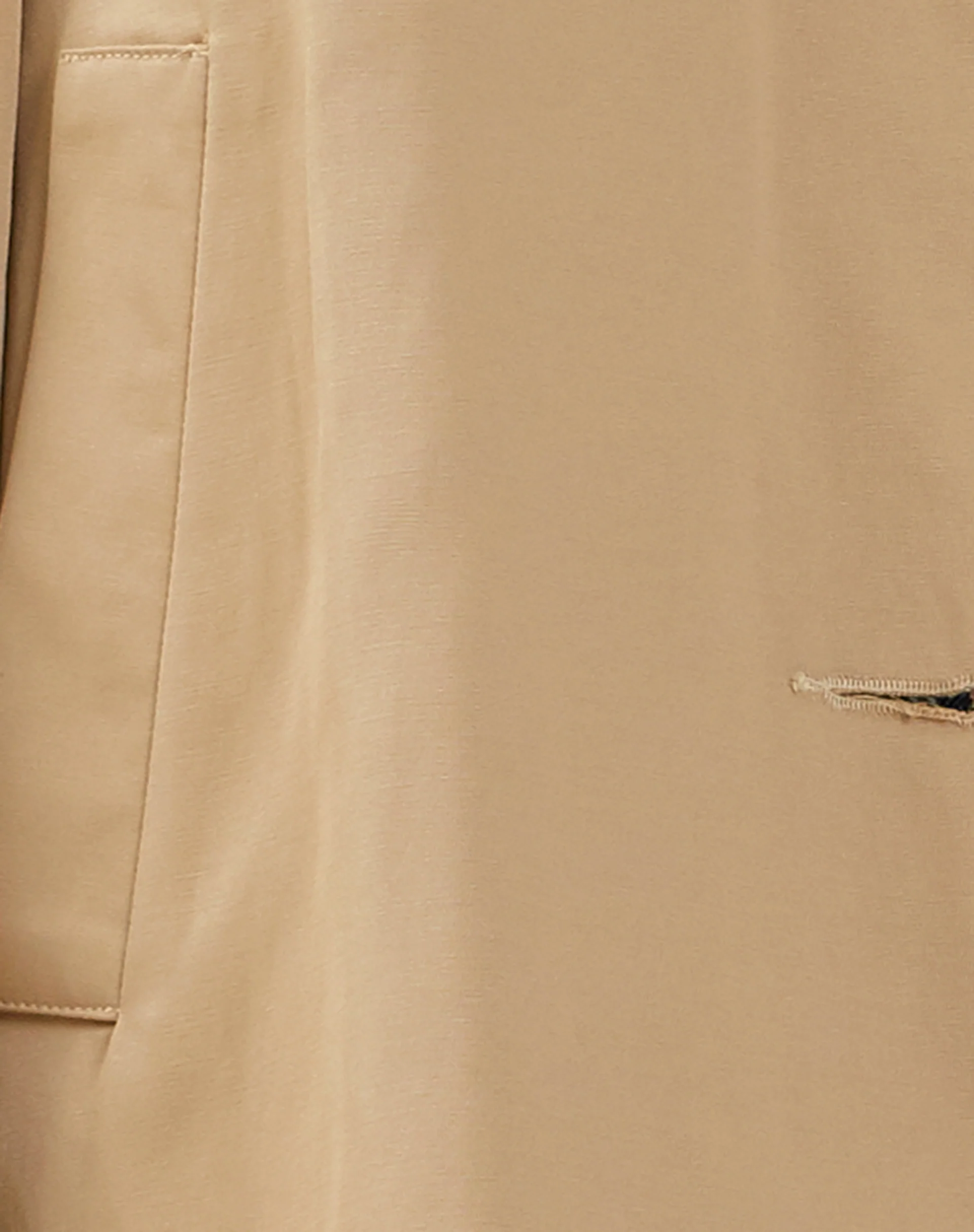 Izora Short Trench Coat in Tan - Image 6