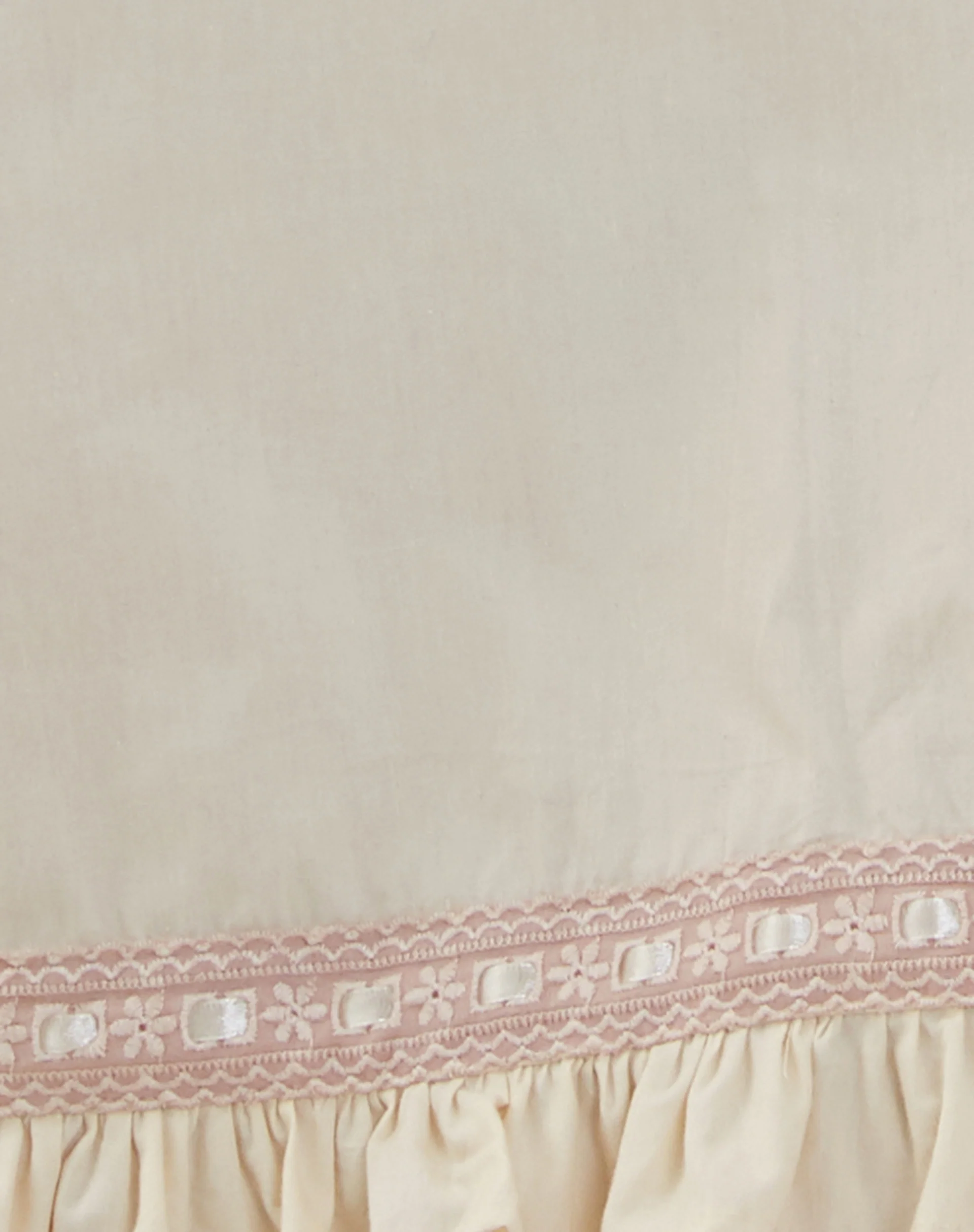 Jacena Lace Trim Mini Dress in Ivory - Image 6