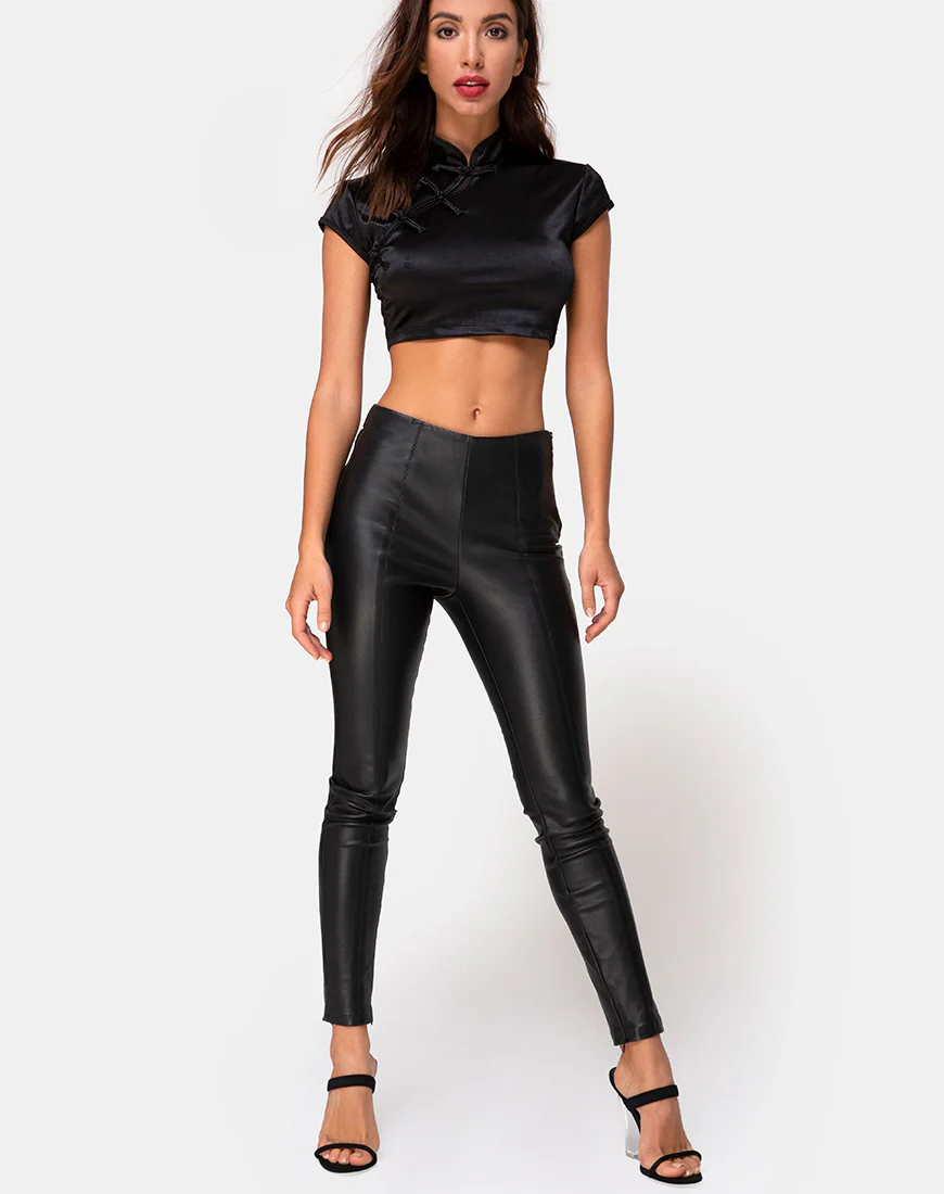 Jakina Top in Spandex Black - Image 3