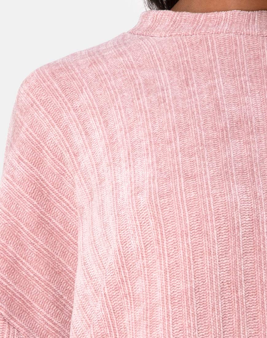 Jama Jumper in Knit Pink - Image 5