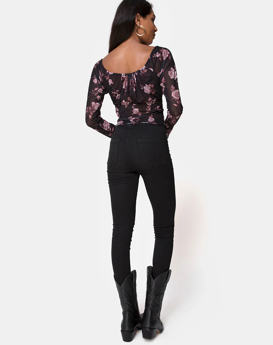 Janina Top in Dusky Rose - Image 4