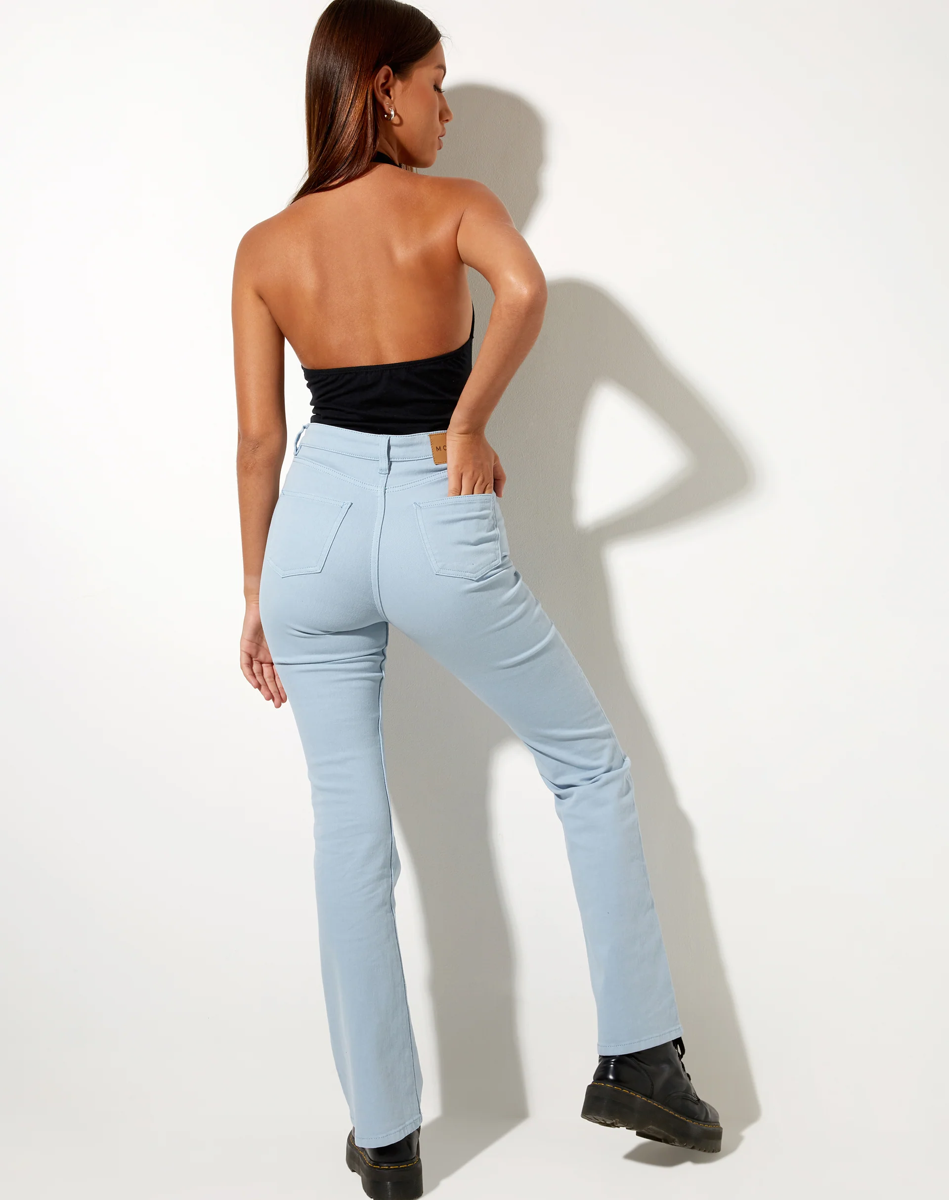 Jarisya Cutout Top in Lycra Black - Image 5