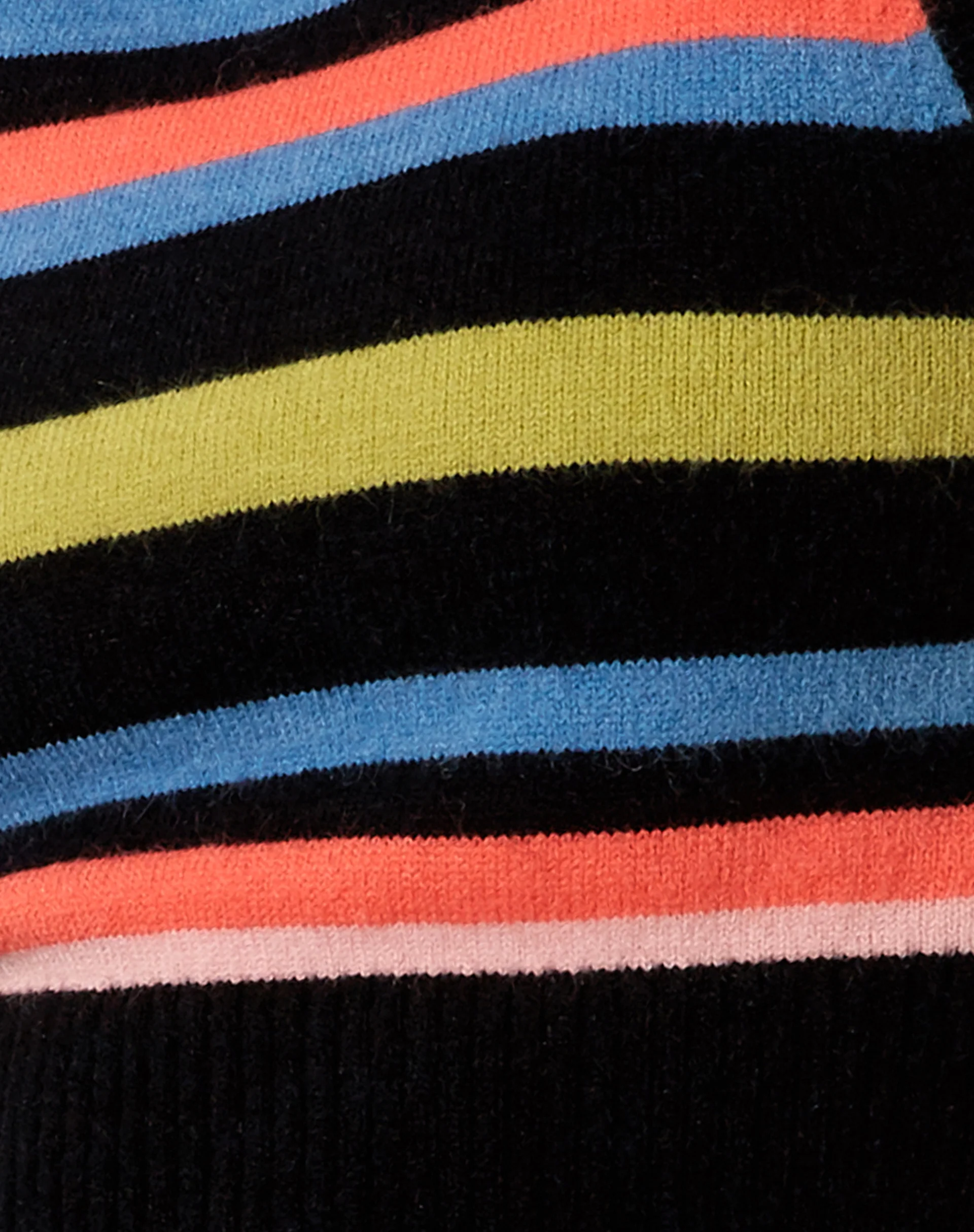 Jaya Vest in Multi Stripe Blue Black - Image 5