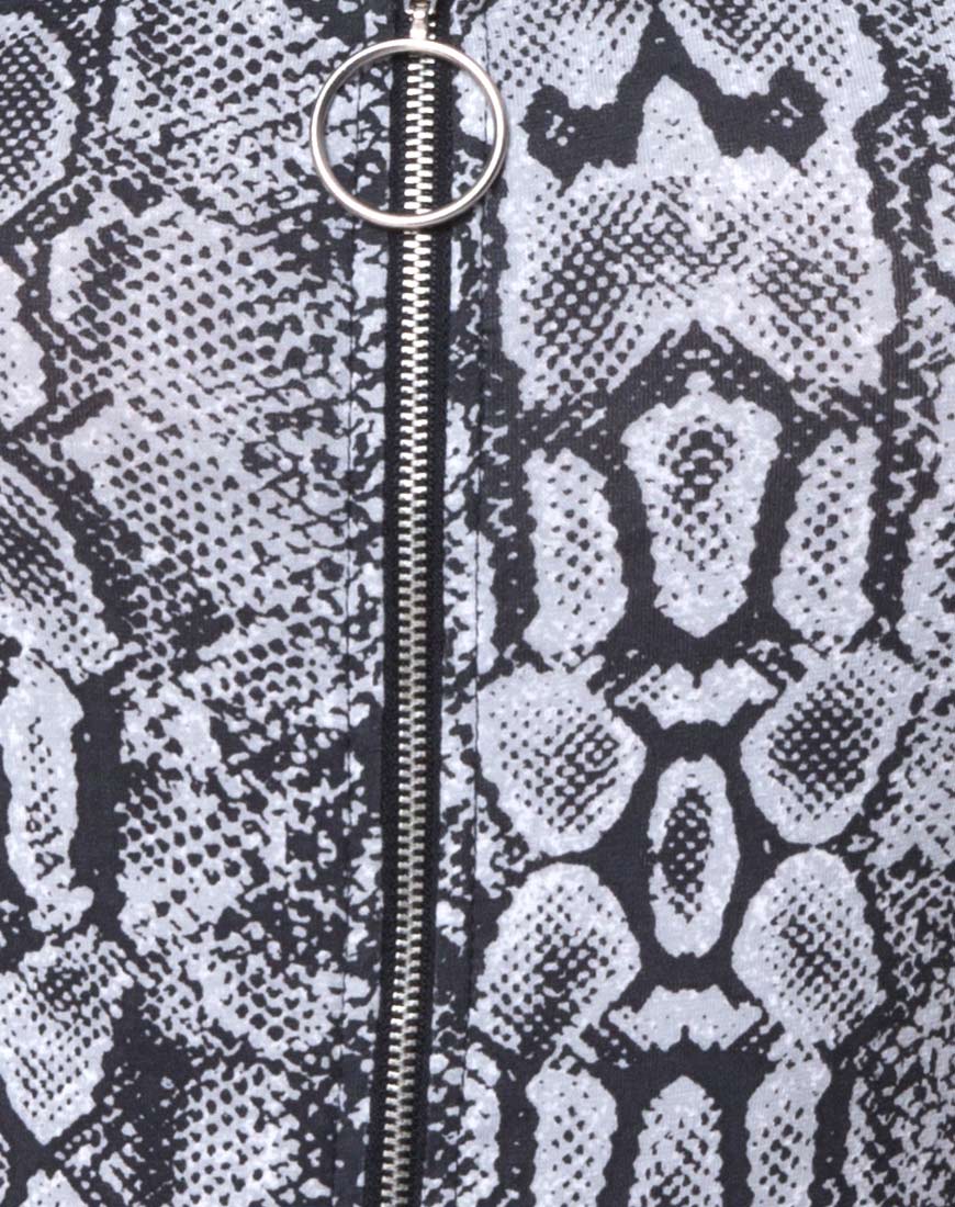 Jedrie Mini Dress in Snake - Image 7