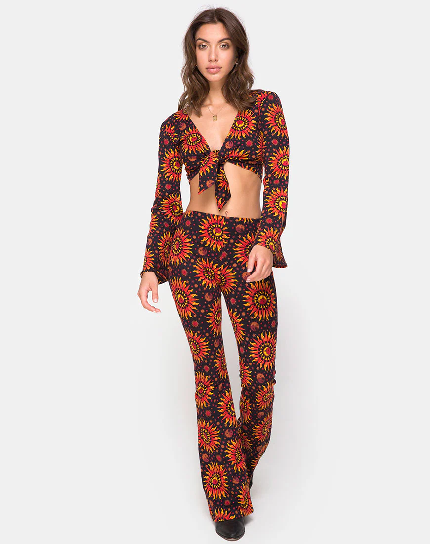 Jeevan Flare Trouser in Hot Sun  X Princess Polly - Image 4