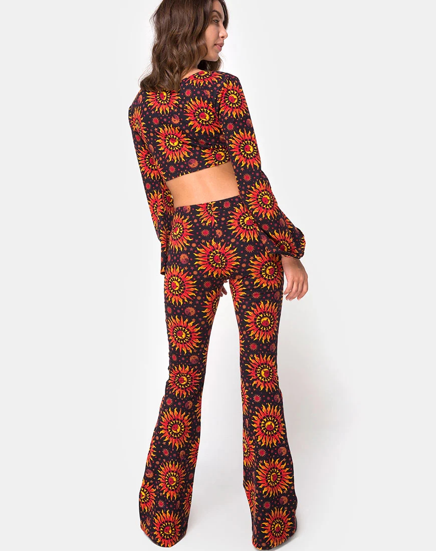 Jeevan Flare Trouser in Hot Sun  X Princess Polly - Image 5