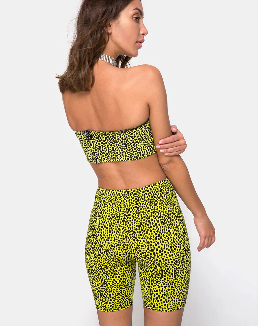 Jeevan Top in Wild Cat Yellow  X Princess Polly - Image 4
