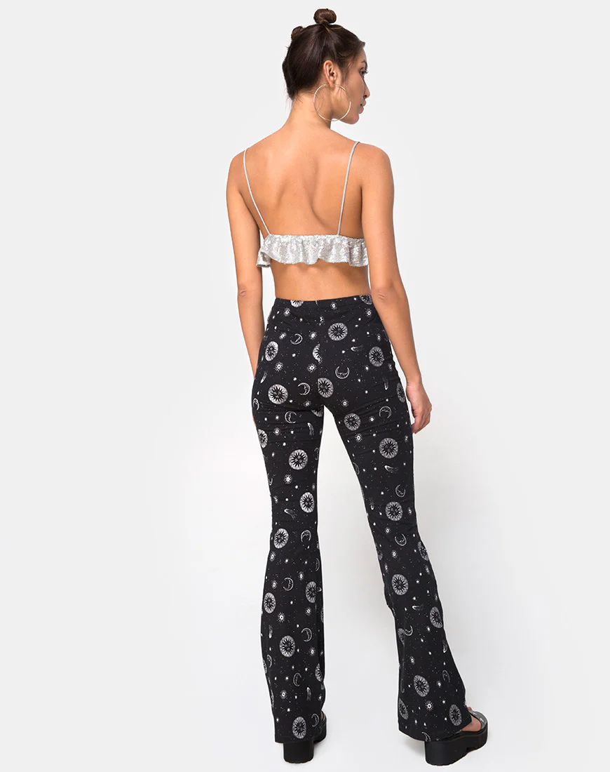 Jeevan Trouser in Small Celestial Black X Princess Polly - Image 5
