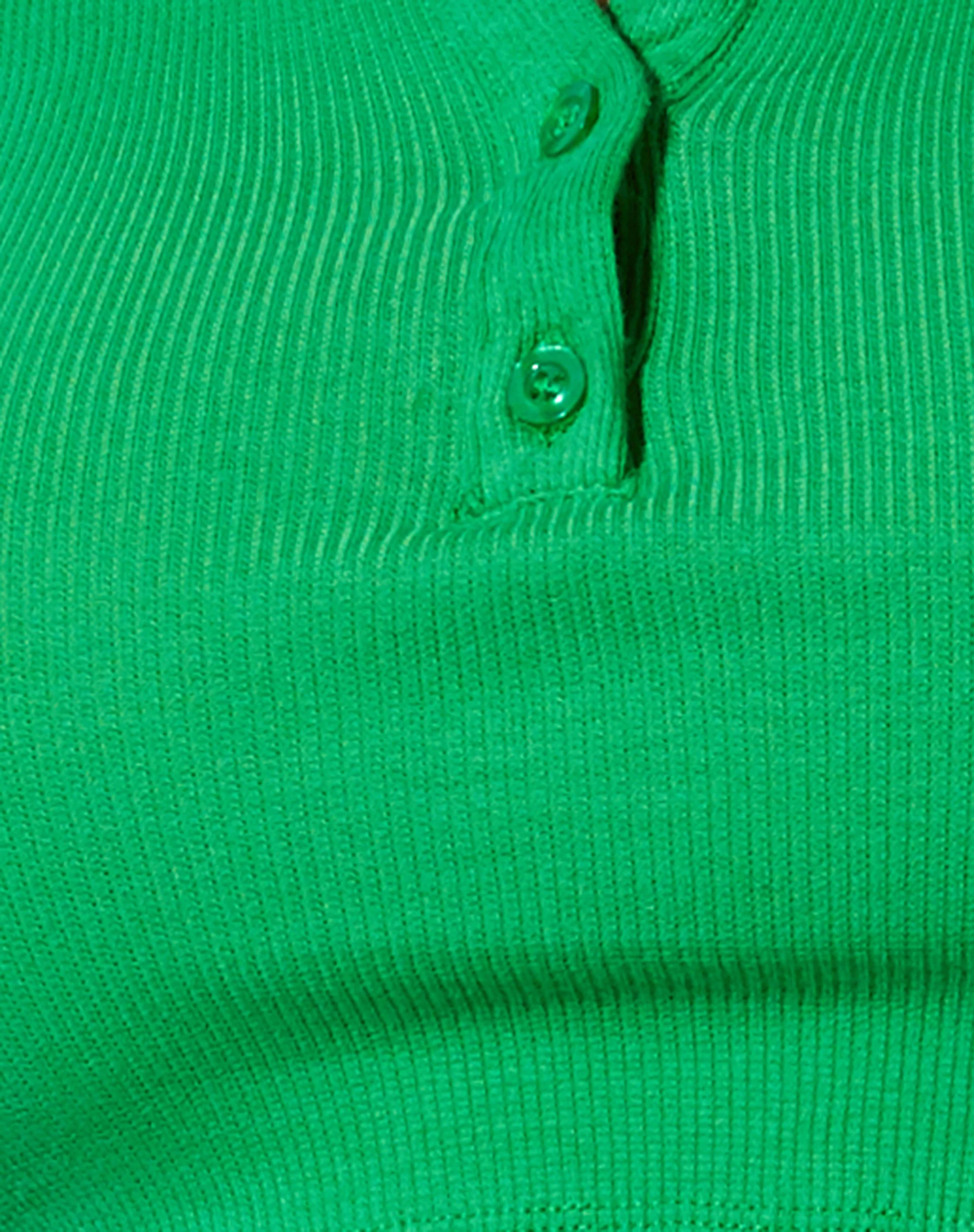 Jeleta Crop Top in Rib Fun Green - Image 6