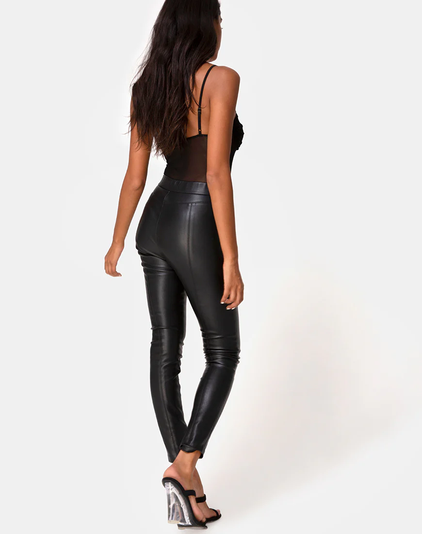 Jelita Sheer Bodice in Black Net - Image 4