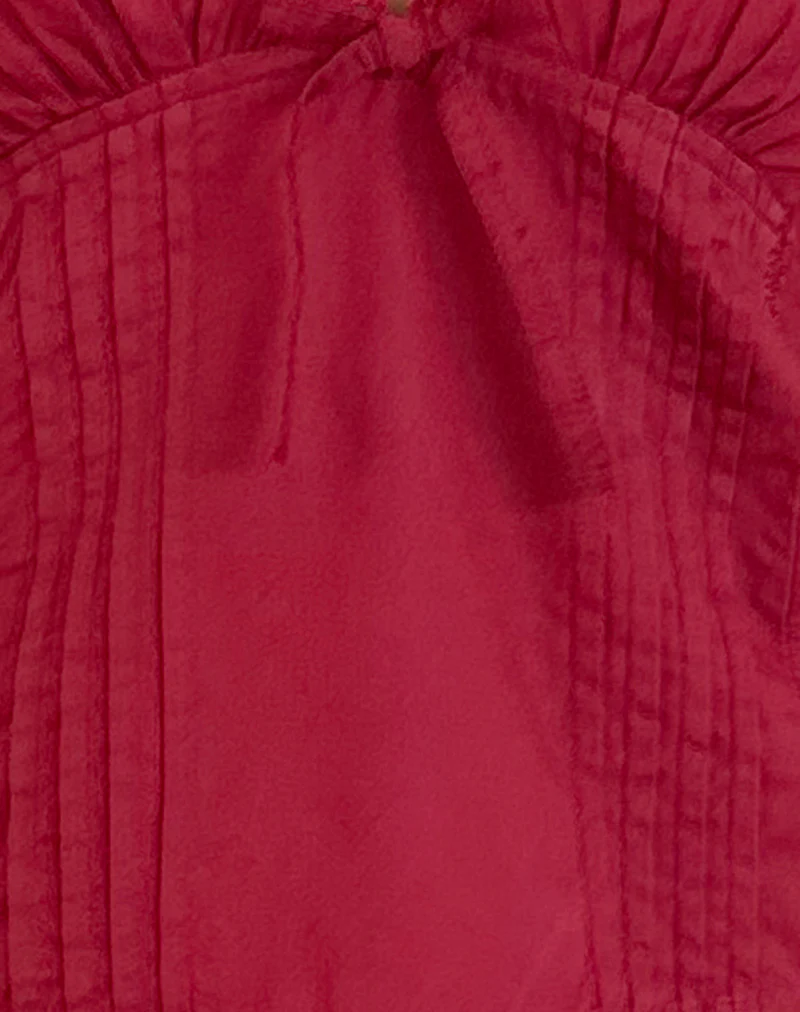 Jepuni Cami Top in Adrenaline Red - Image 6
