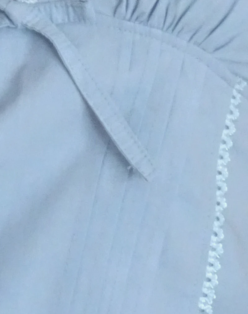 Jepuni Cami Top in Nantucket Blue Poplin - Image 5