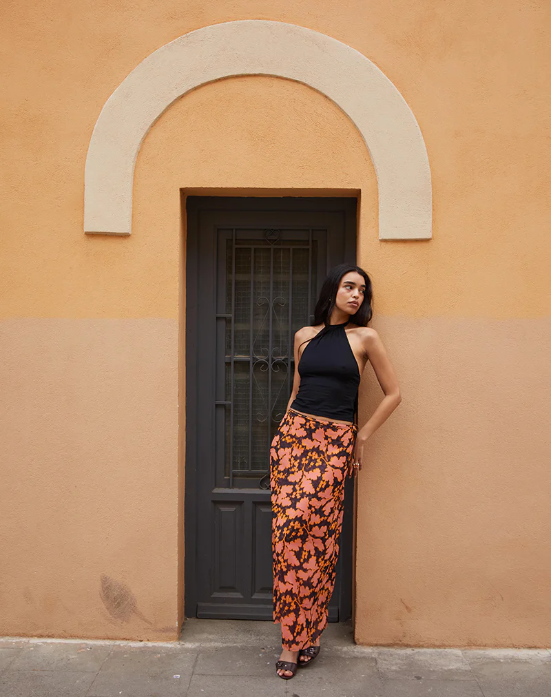 Jezza Slip Maxi Skirt in Furnishing Floral - Image 4