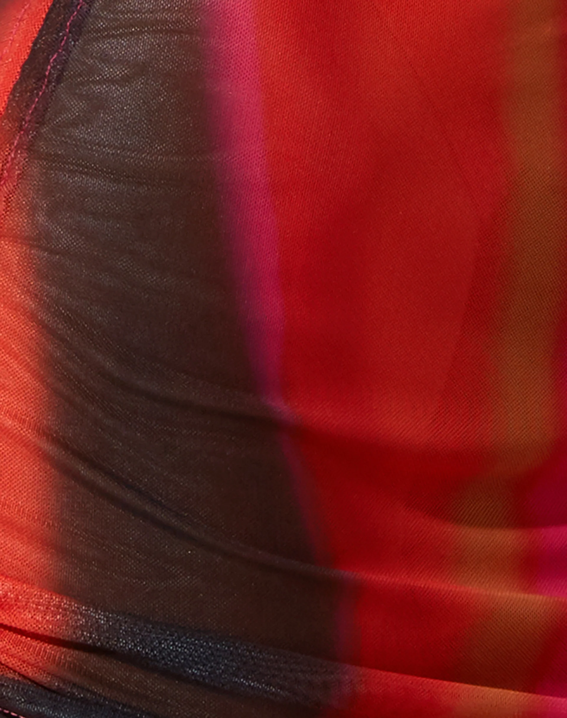 Jican Mini Skirt in Solarized Orange and Pink - Image 6