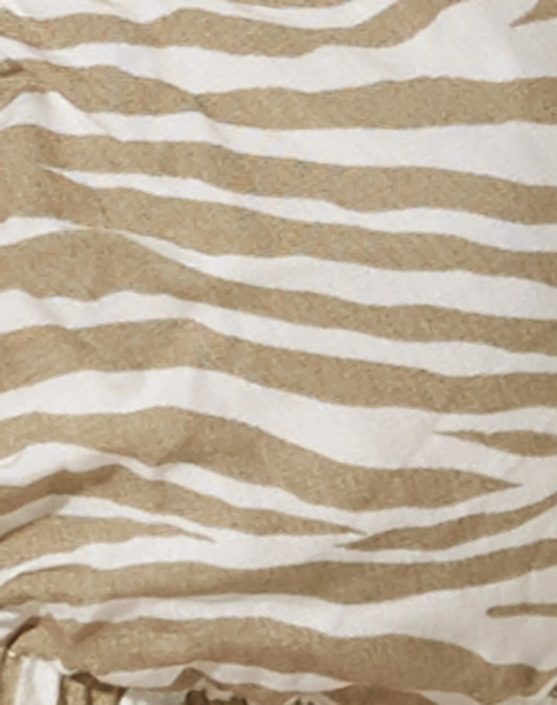 Jiena Crop Top in Tonal Zebra - Image 7