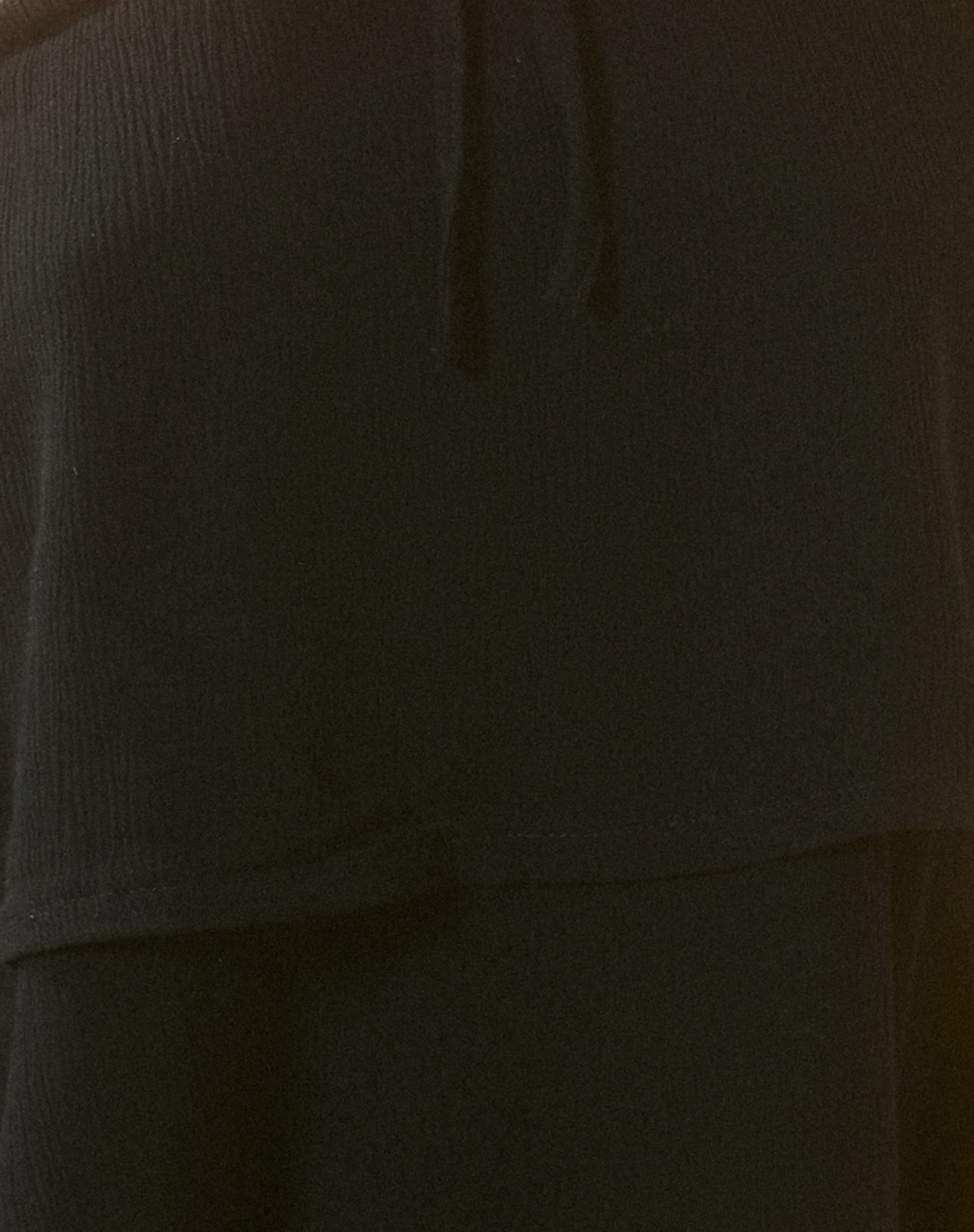 Jimin Layered Bandeau Top in Crinkle Black - Image 7