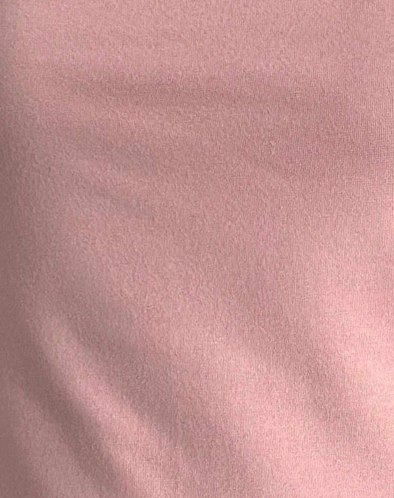 Jinsuni Mini Dress in Pink Lady with Ivory Bows - Image 4