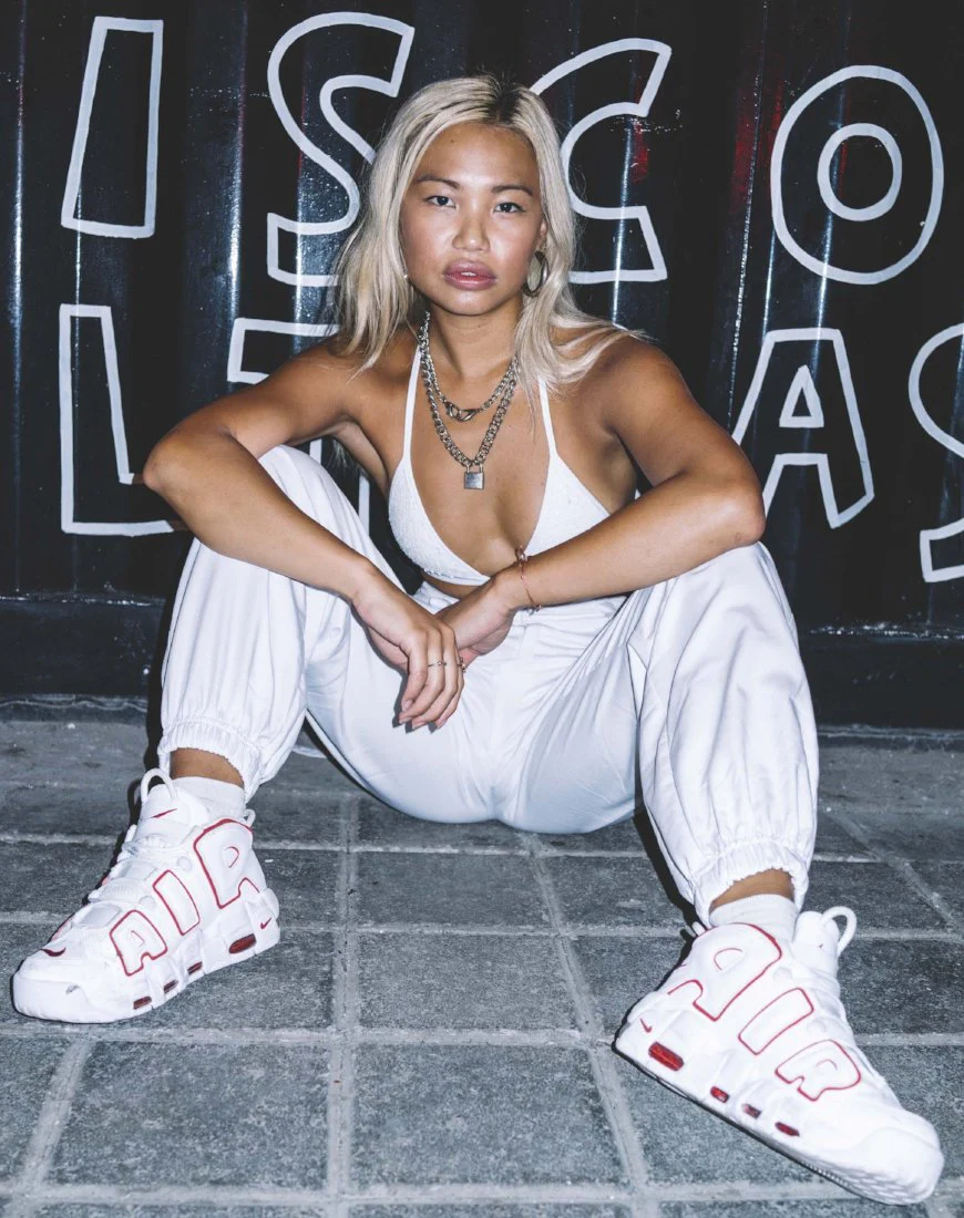 Jubie Cargo Trouser in White Drill - Image 5